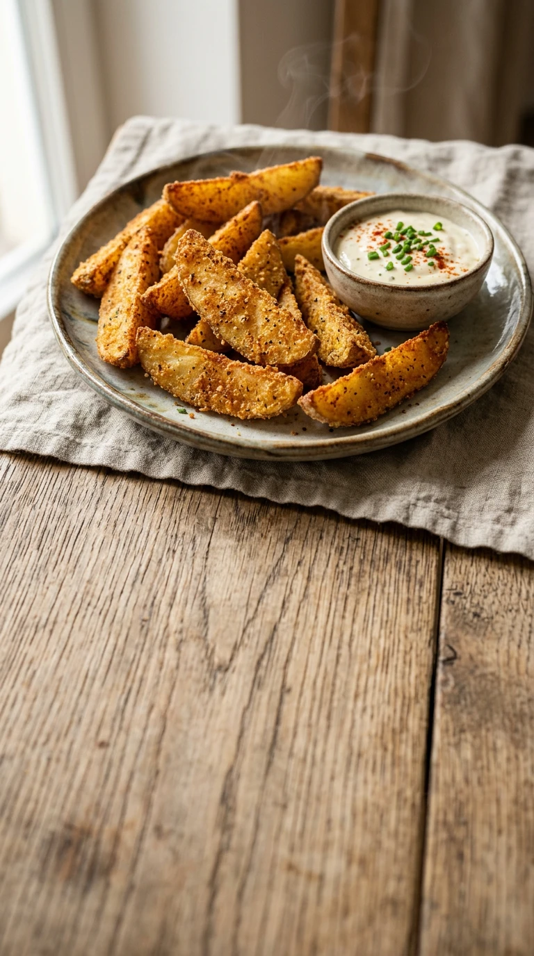 Breaded Potato Wedges