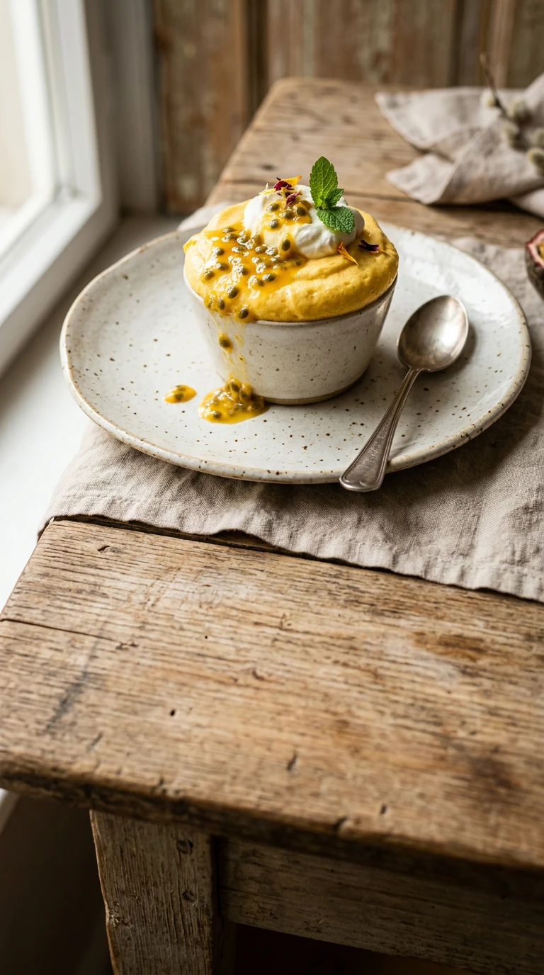 Mousse de fruit de la passion