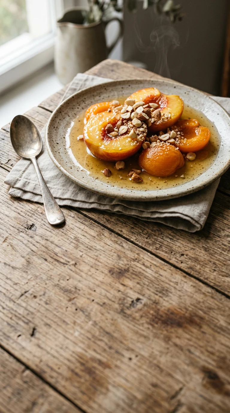 Peaches and Apricots in Sugar-Wine Syrup