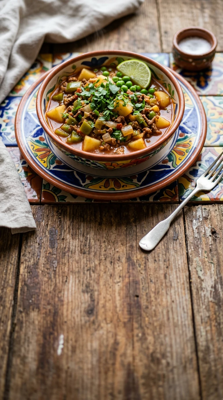Picadillo (Beef with Potatoes and Tomatoes)