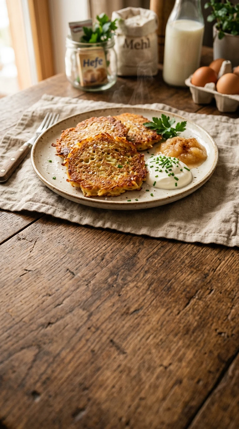 Pickert (deutscher Kartoffelpfannkuchen)