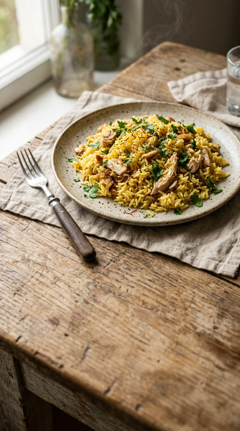 Pilaw de volaille cuite