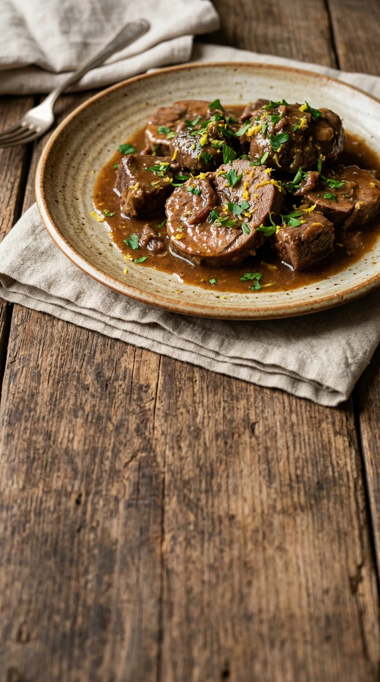 Ragout of Stuffed Veal