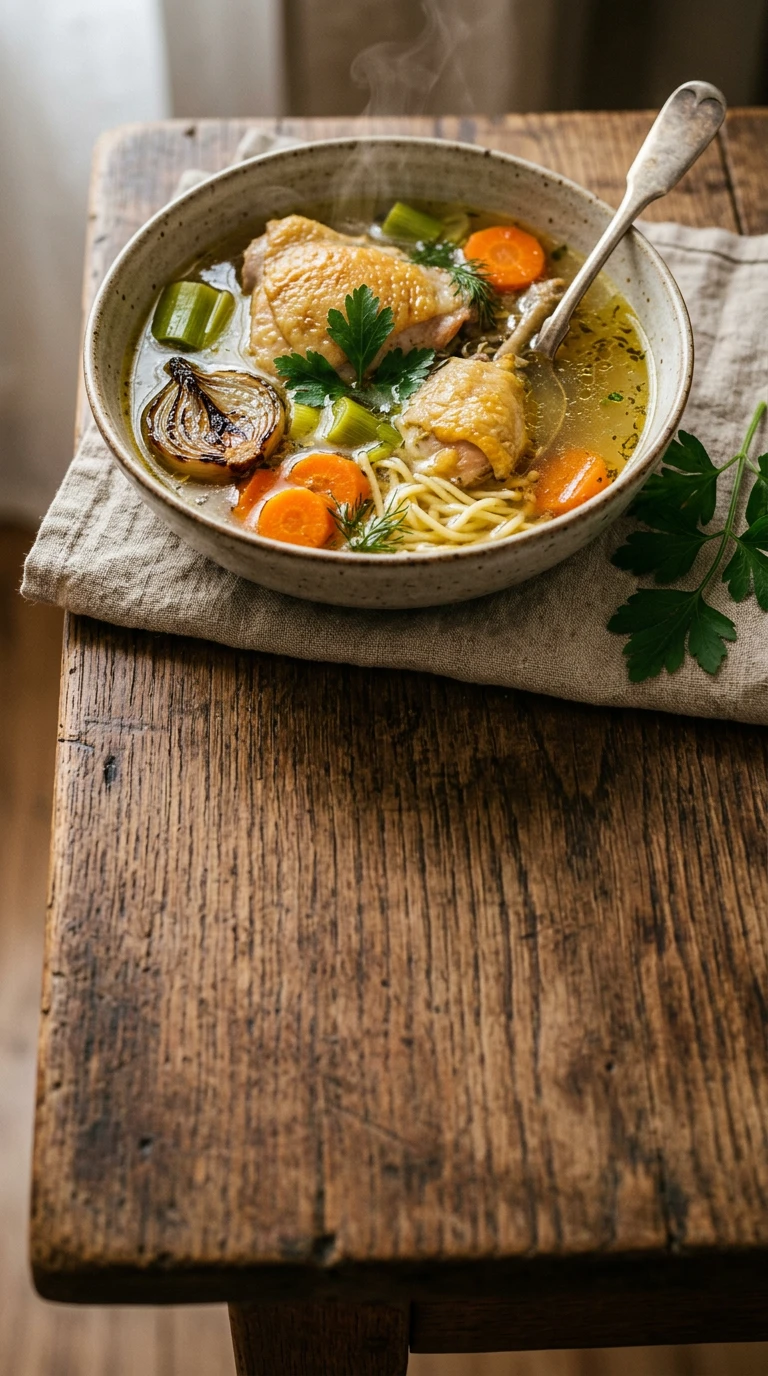 Rosół (Soupe de poulet polonaise)