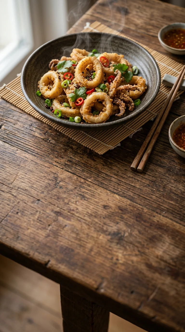 Calmars Sautés au Sel et Poivre