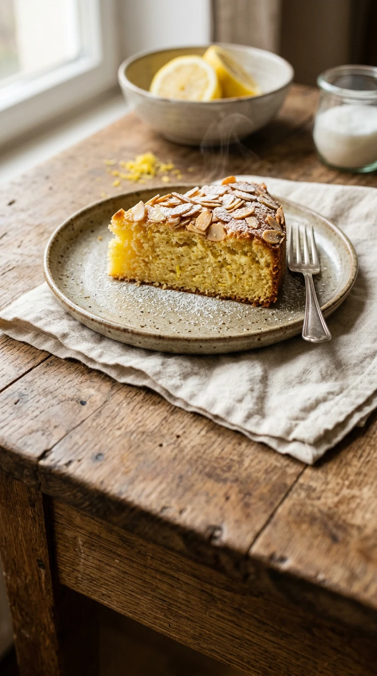 Sandkuchen mit Mandeln