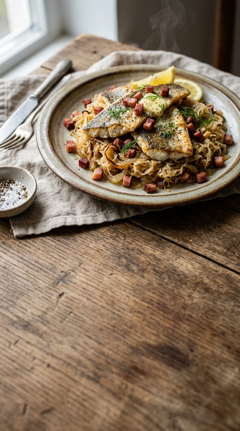 Sauerkraut with Pike
