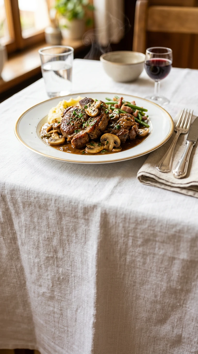 Lamb Sauté 'Chasseur'