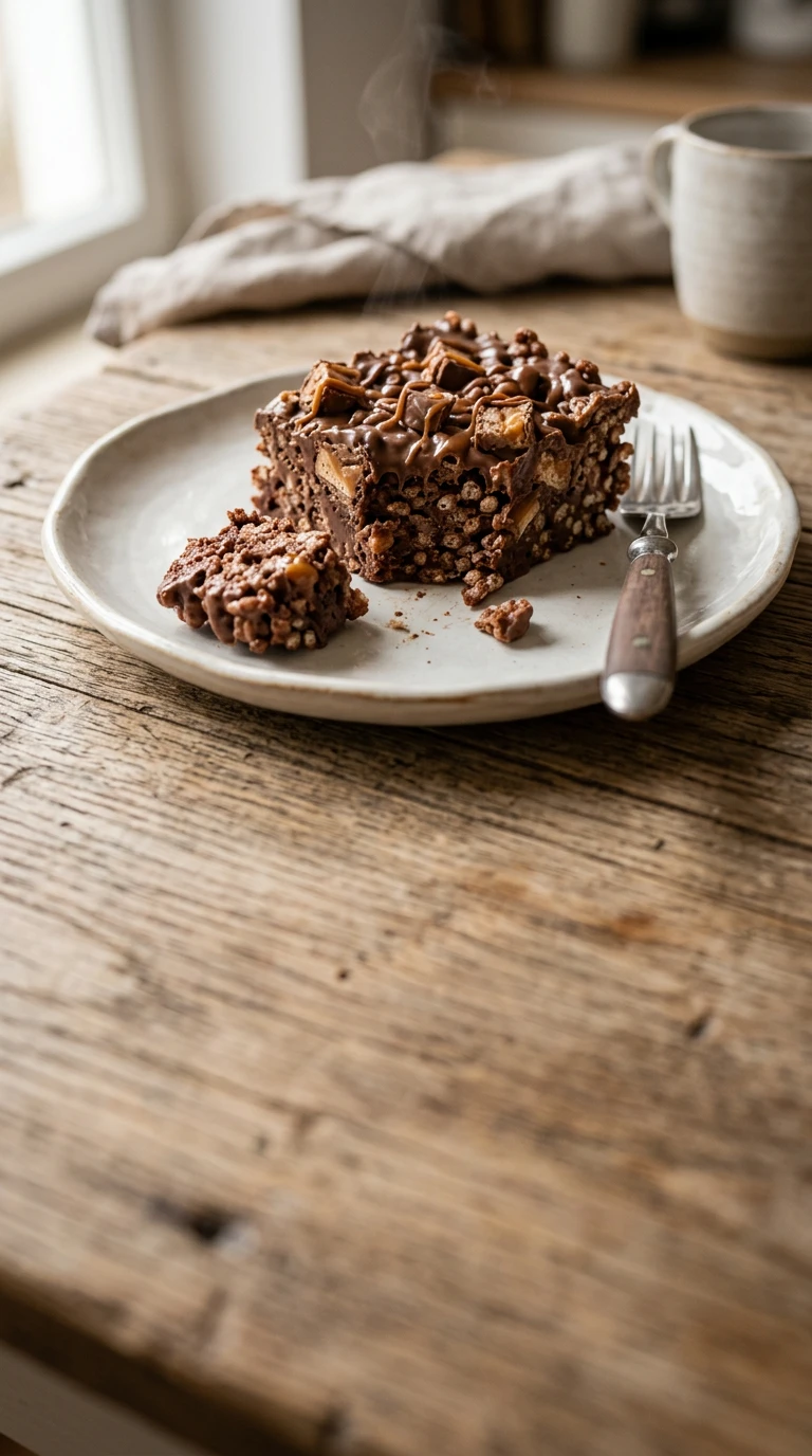 Croustillant chocolat-caramel