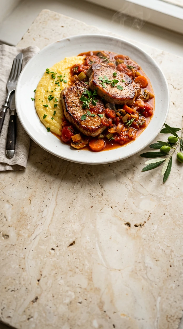 Schweinekoteletts Cacciatore