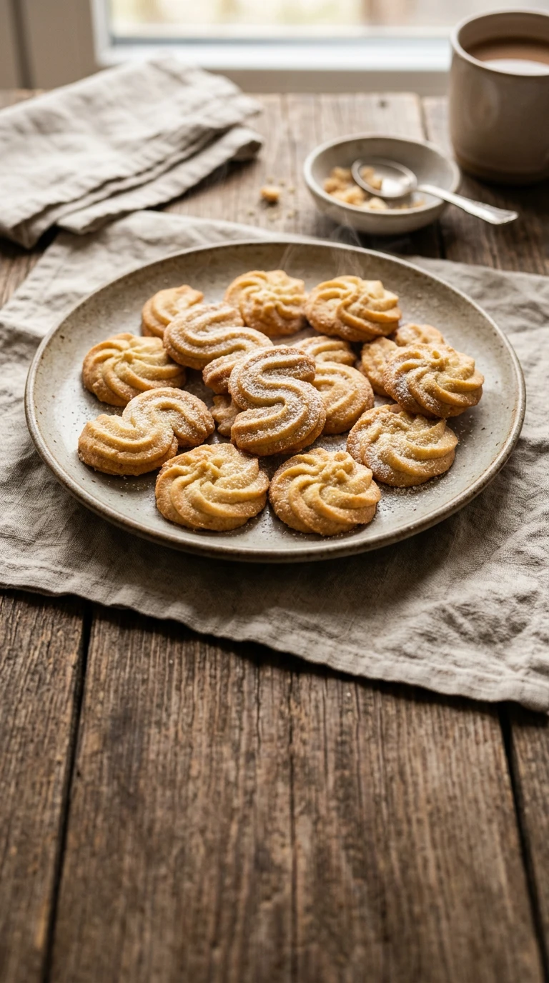 Spritzgeback (German Spritz Butter Cookies)