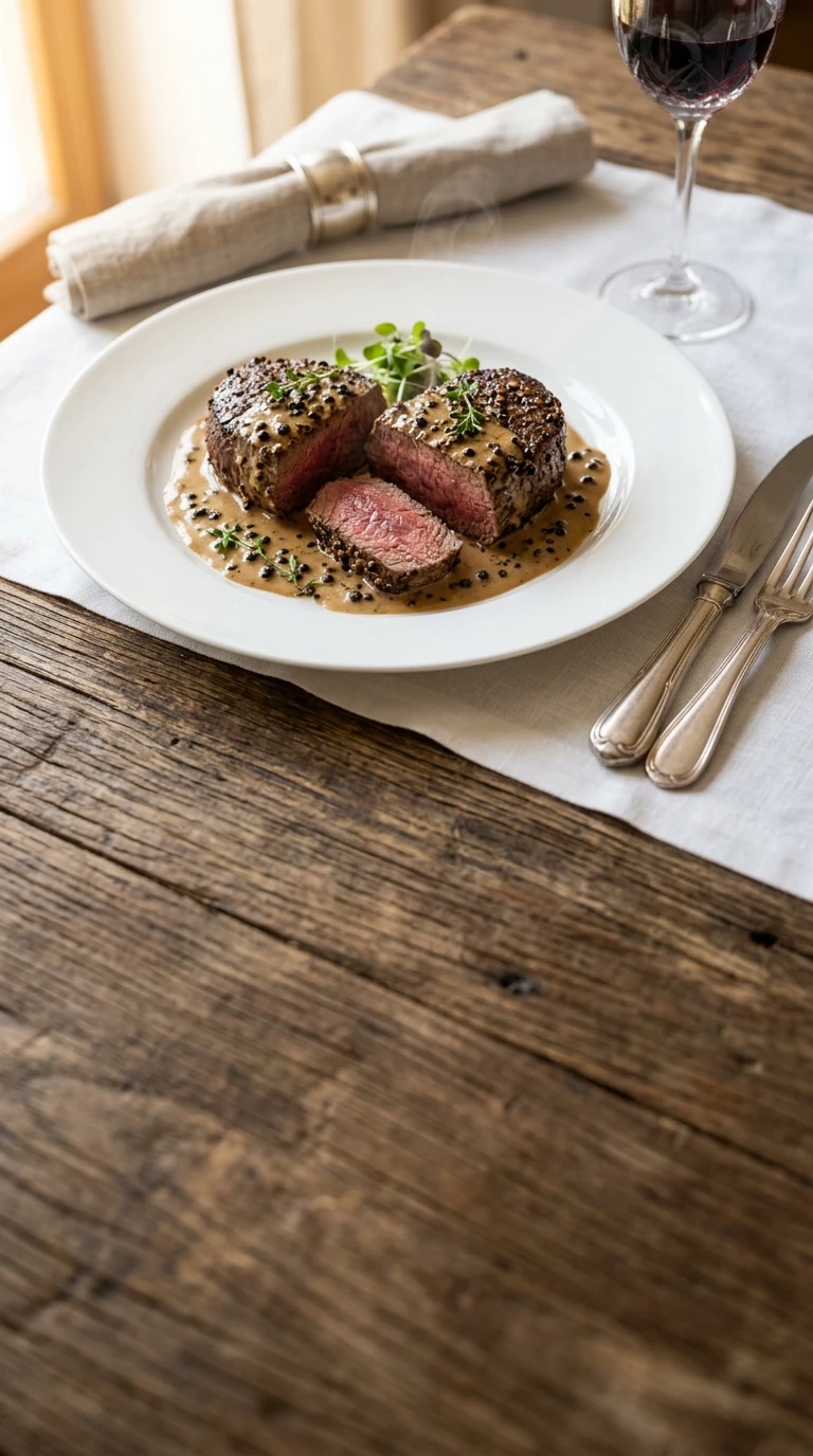 Steak au Poivre (Pfeffersteak)