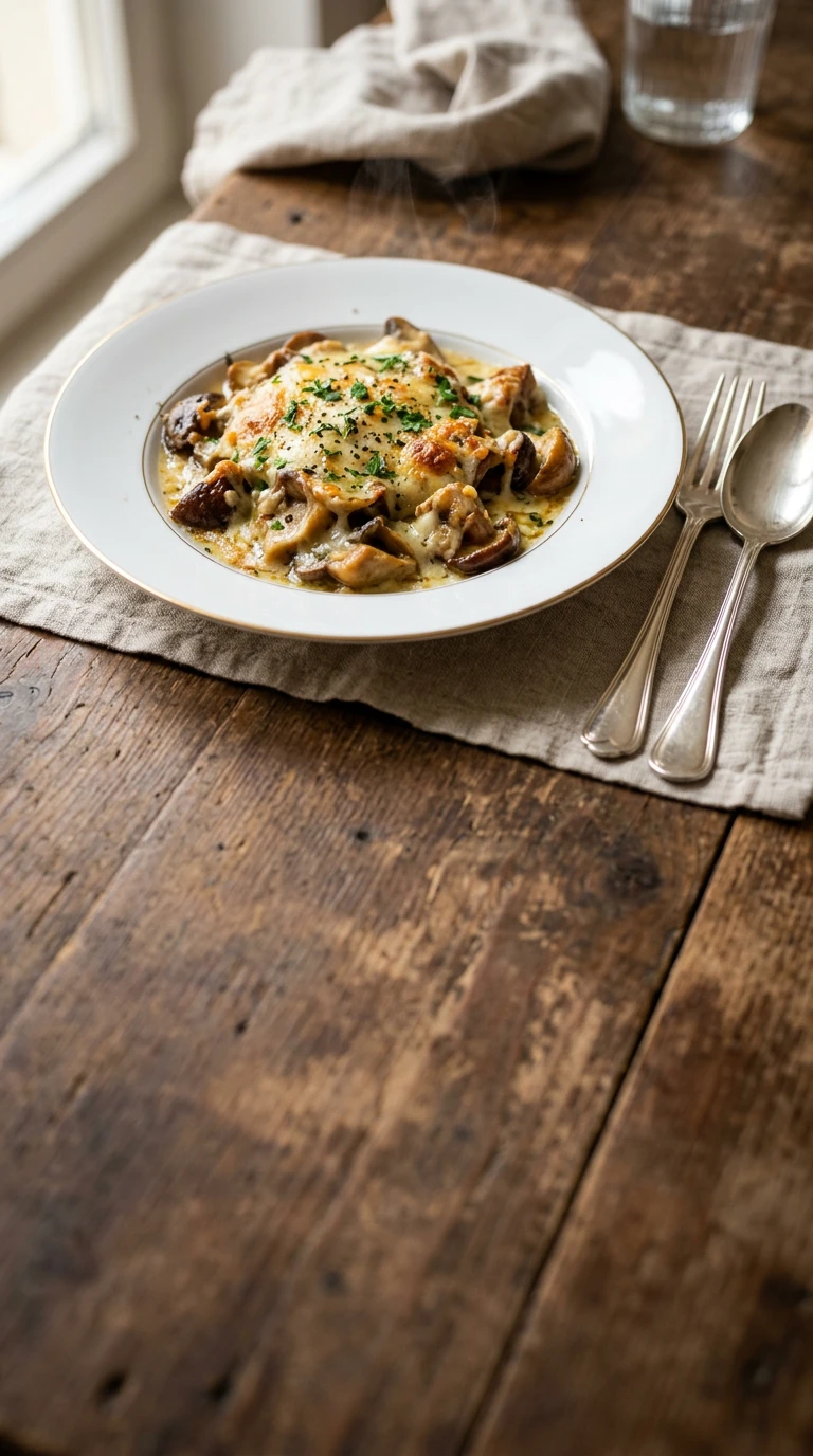 Steinpilze mit Käse