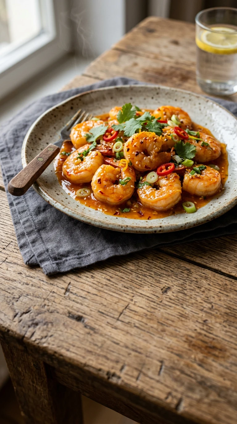Sweet and Spicy Shrimp