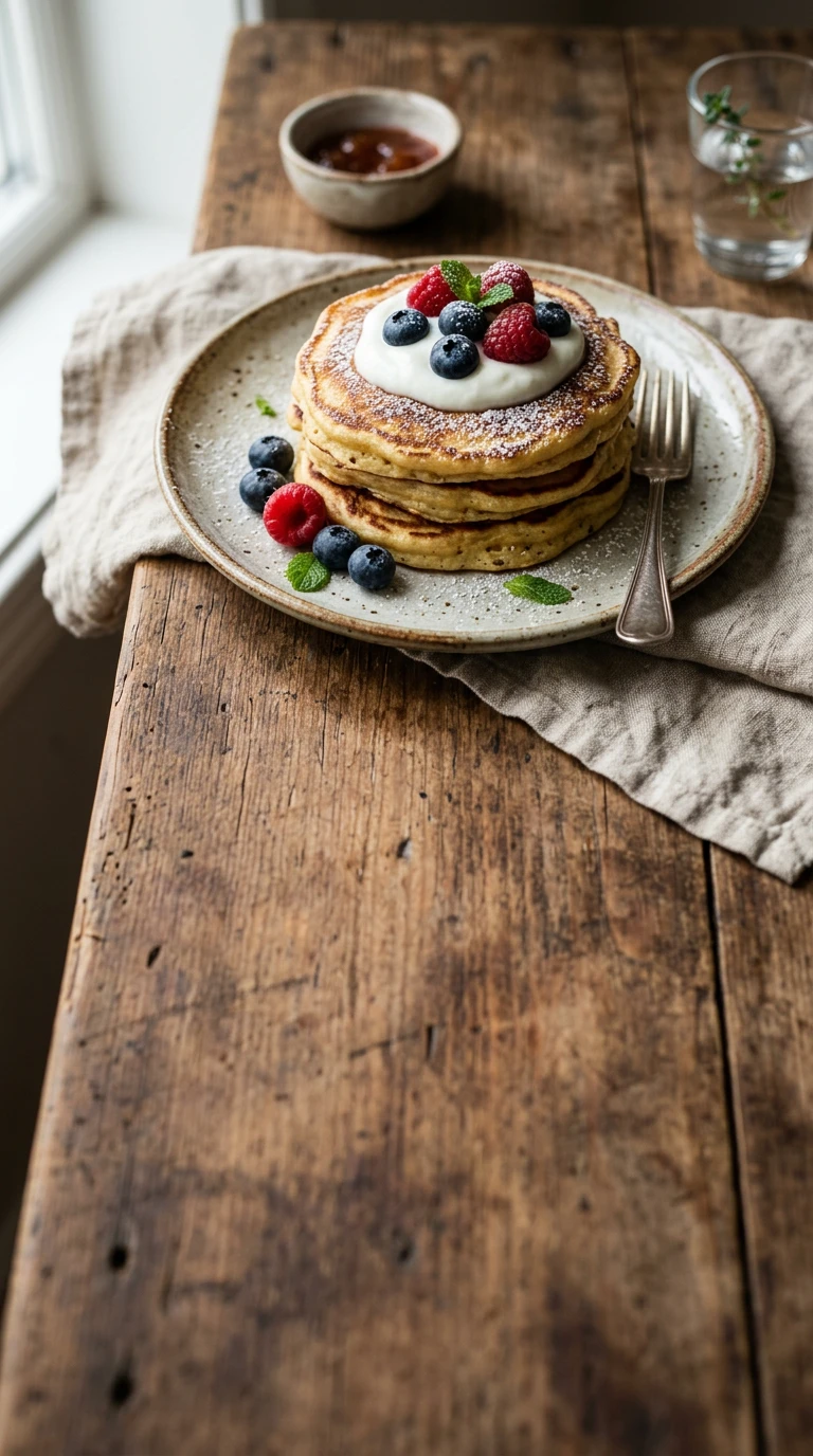 Svelekake (Norwegian Yogurt Pancakes)