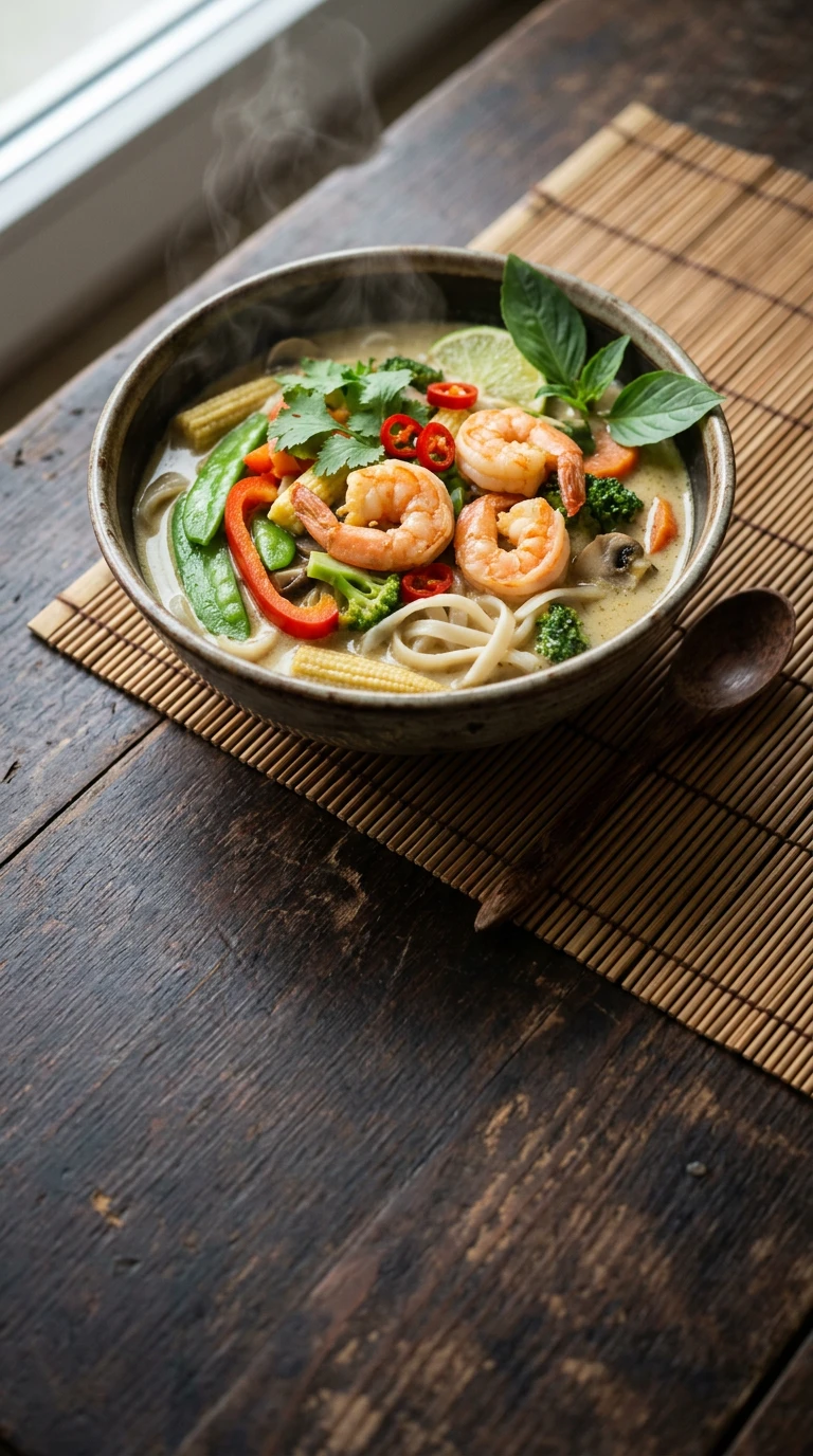 Thai-Curry-Nudelsuppe