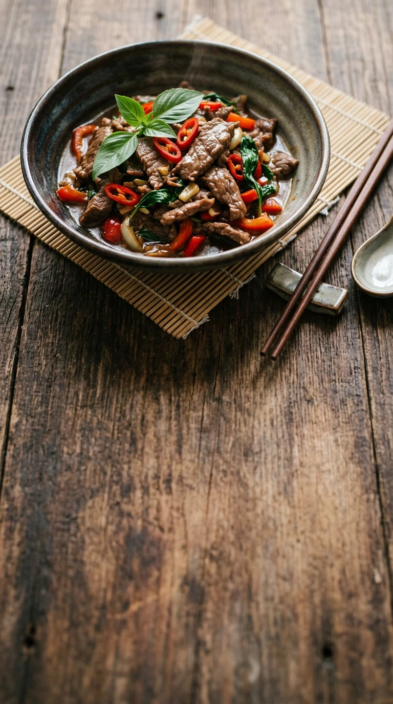 Sauté de bœuf Thaï