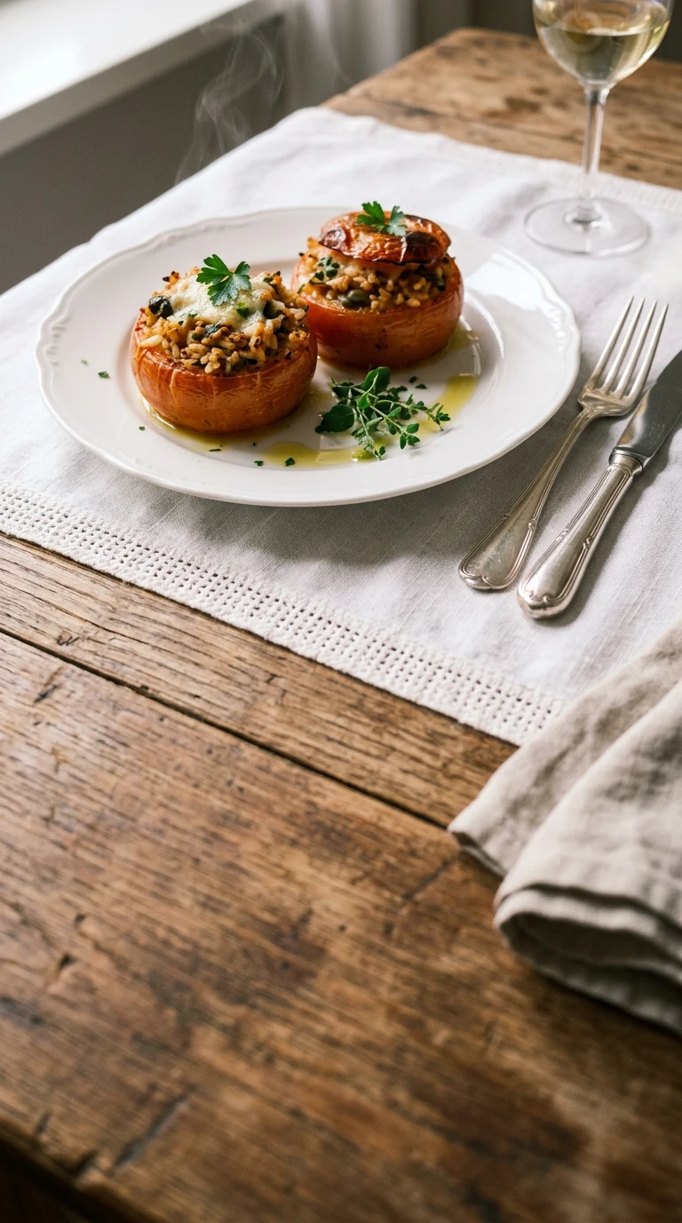 Tomaten, gefüllt à la Piémontaise