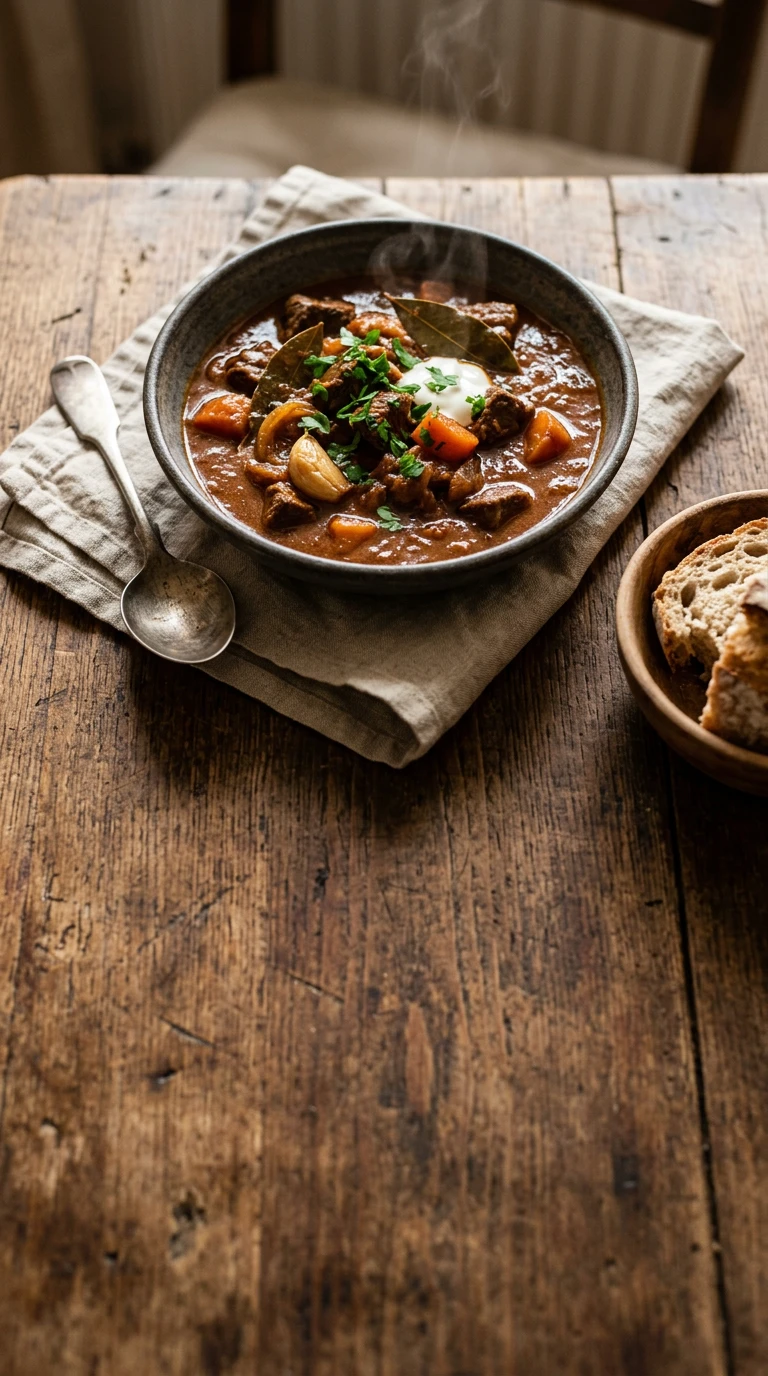 Traditionelles kroatisches Gulasch
