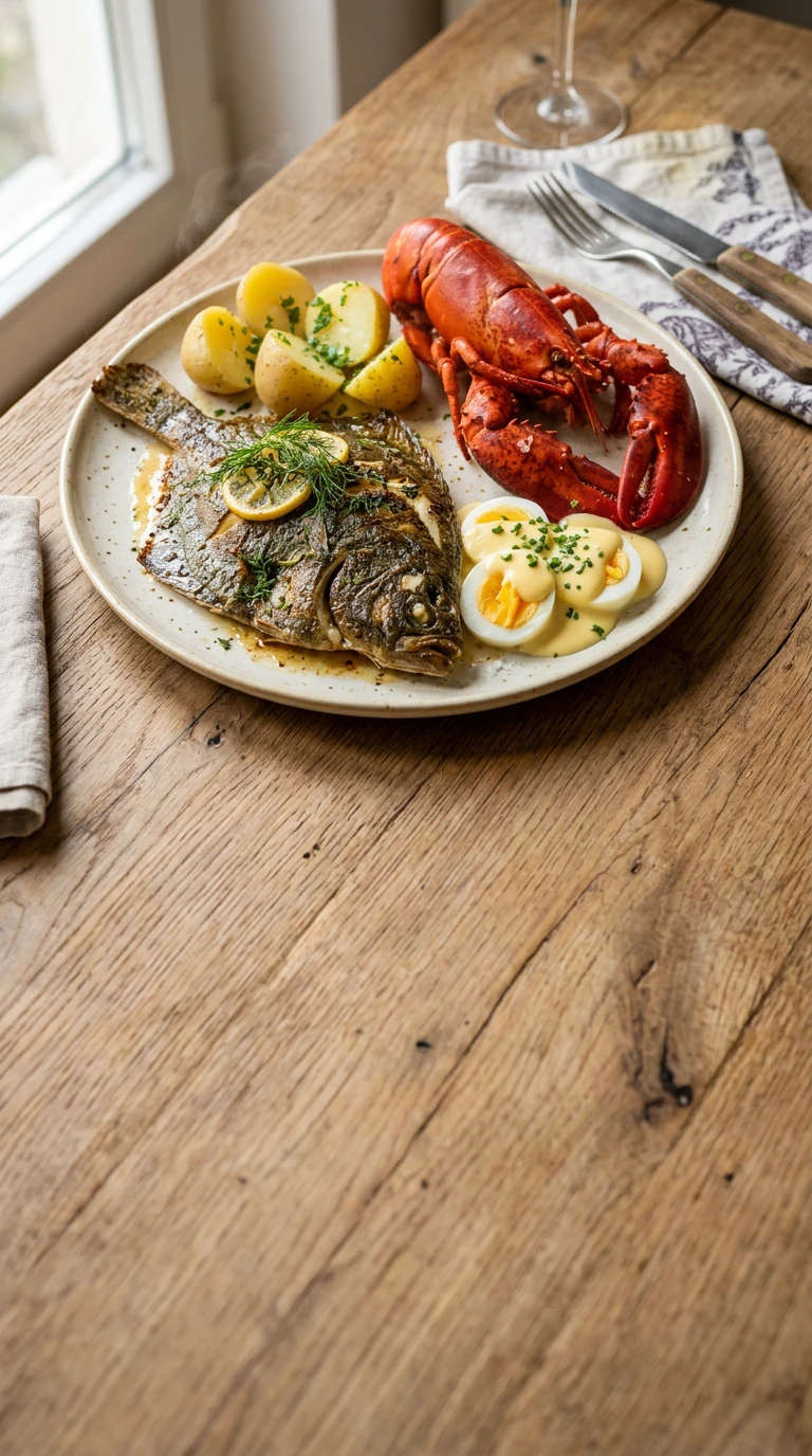 Turbotin auf holländische Art