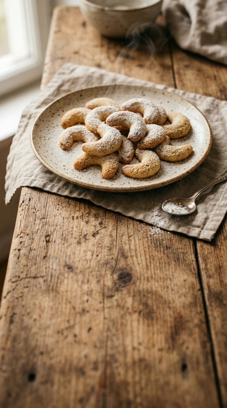 Vanillekipferl (Croissants aux amandes)