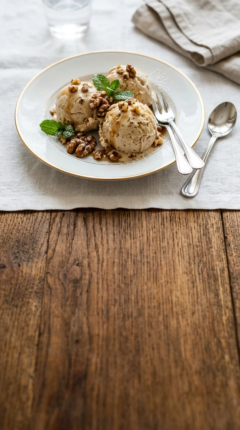 Glace aux noix