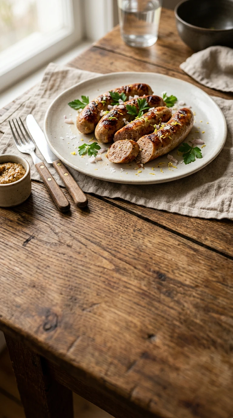Petits saucissons de porc (roulés panés)