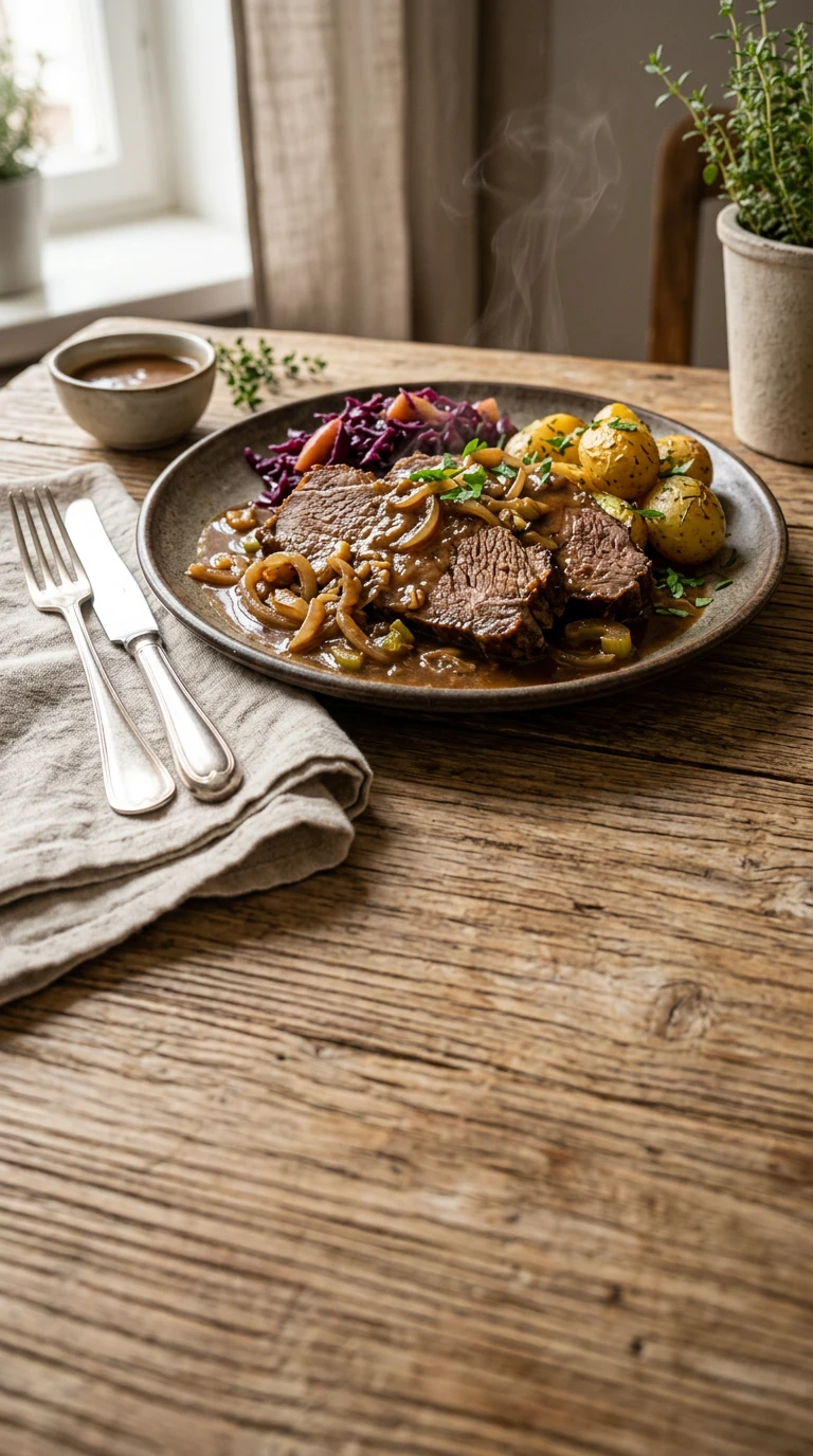 Würziger Rinderbraten (Brisket)