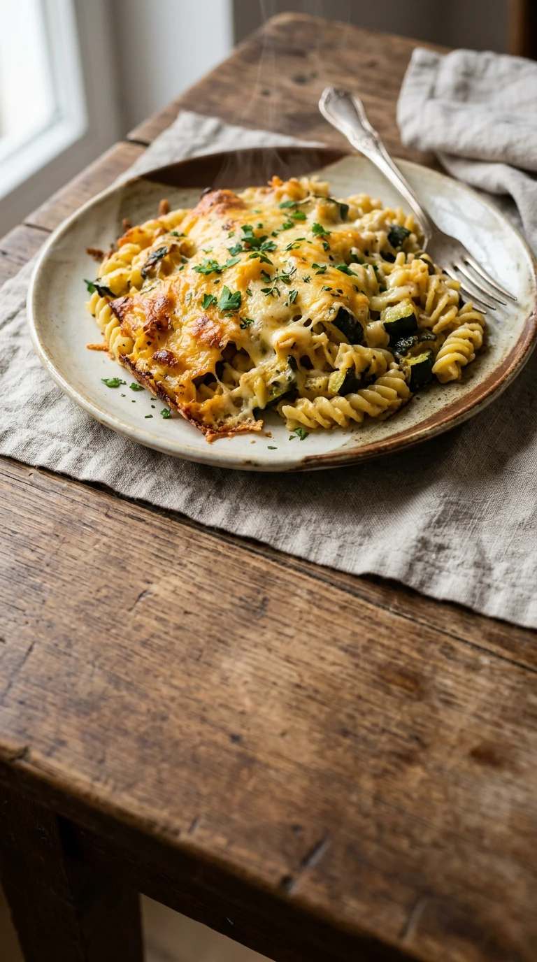 Zucchini-Nudelauflauf