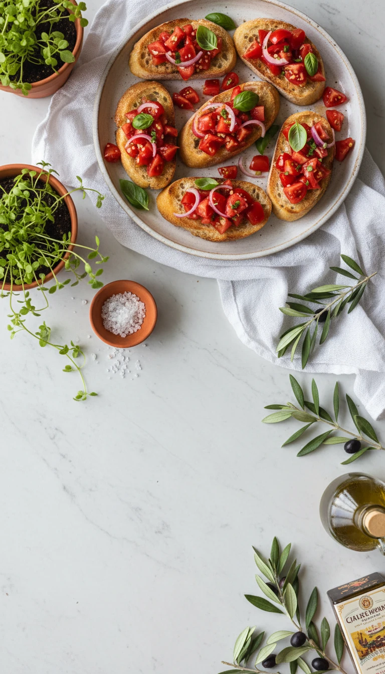 Tomato Basil Bruschetta