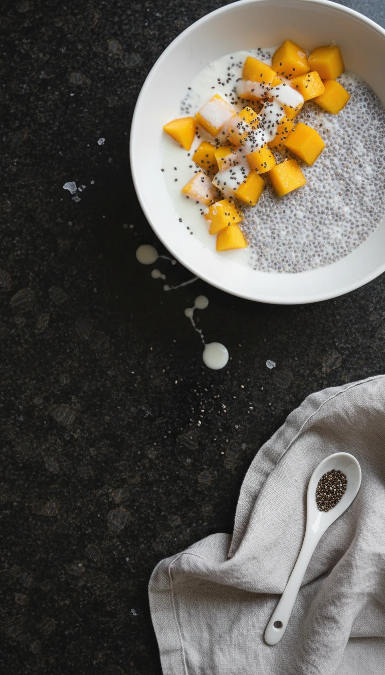 Chia Pudding Mit Mango Und Kokosmilch