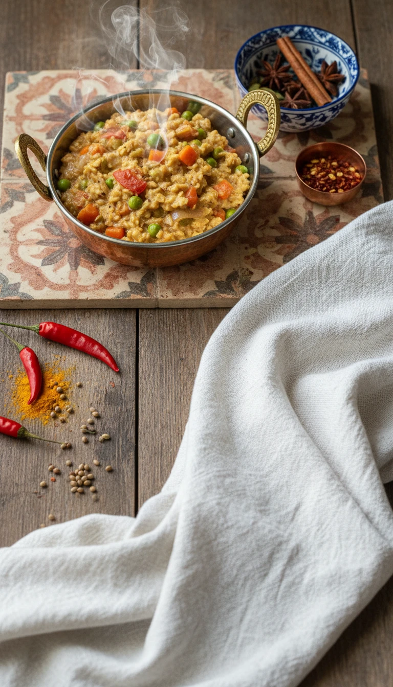 Masala Oats aux Légumes