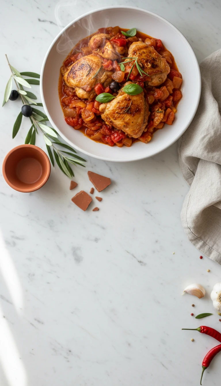 Chicken Cacciatore with Bell Peppers