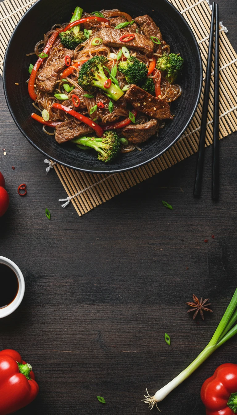 Beef and Broccoli Stir-Fry with Shirataki Noodles