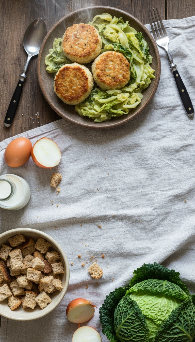 Semmelknödel Mit Rahm Wirsing