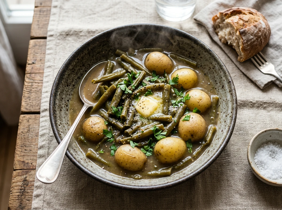 69. Getrocknete Schneidbohnen