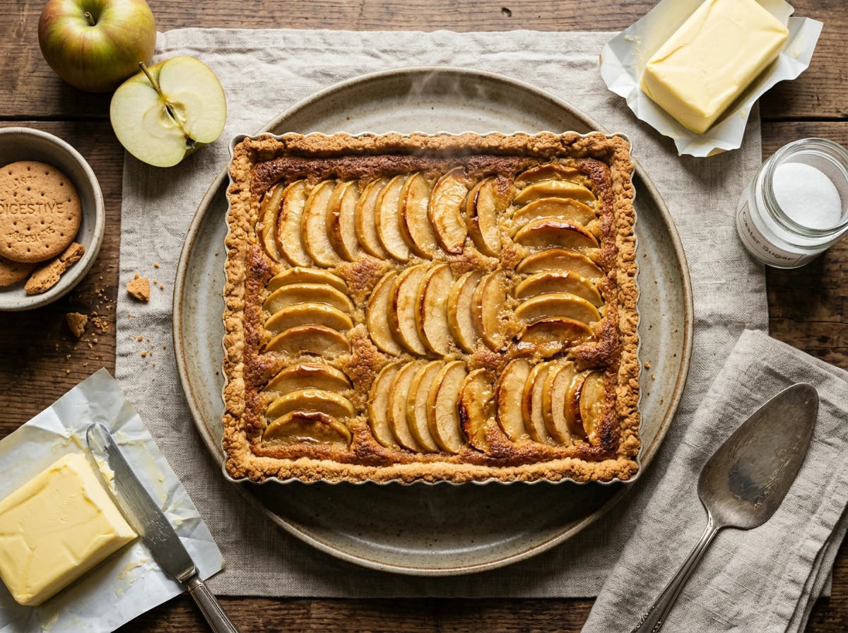 Apfel-Frangipane-Tarte