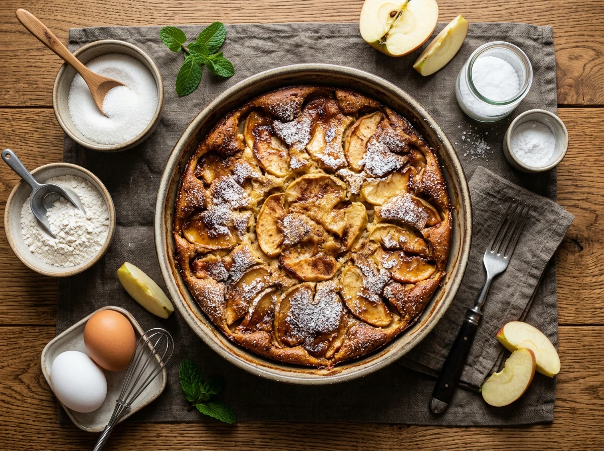 Apfelpudding