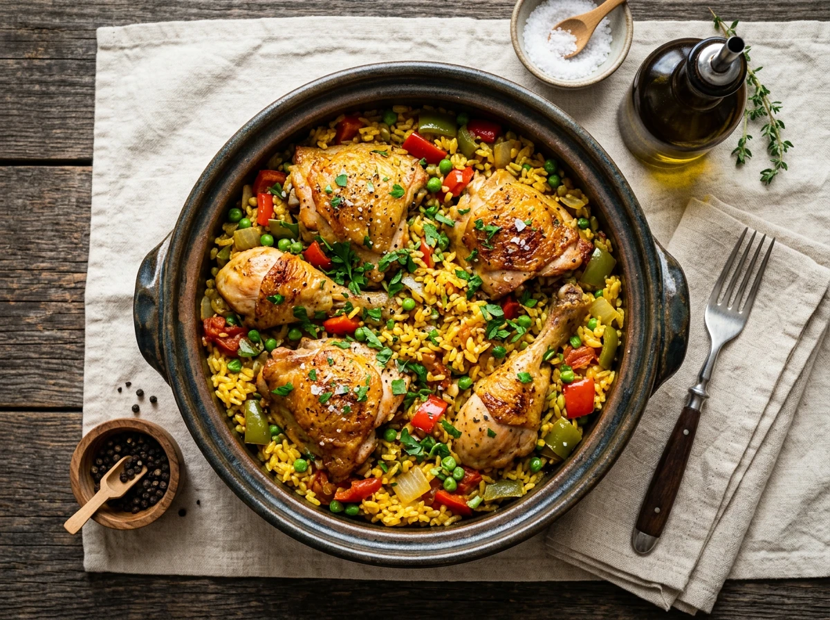 Arroz con Pollo (Reis mit Huhn)