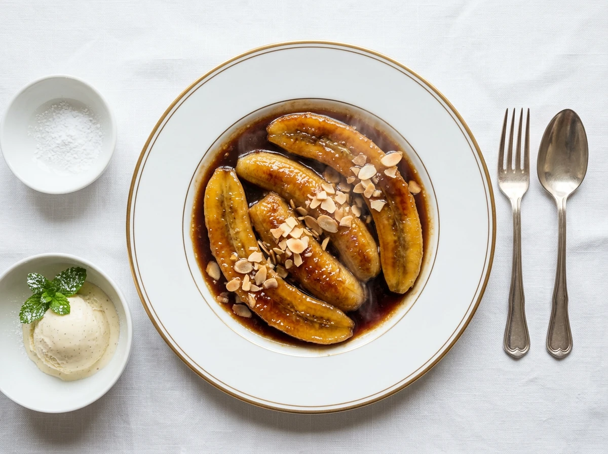 Bananas flambé