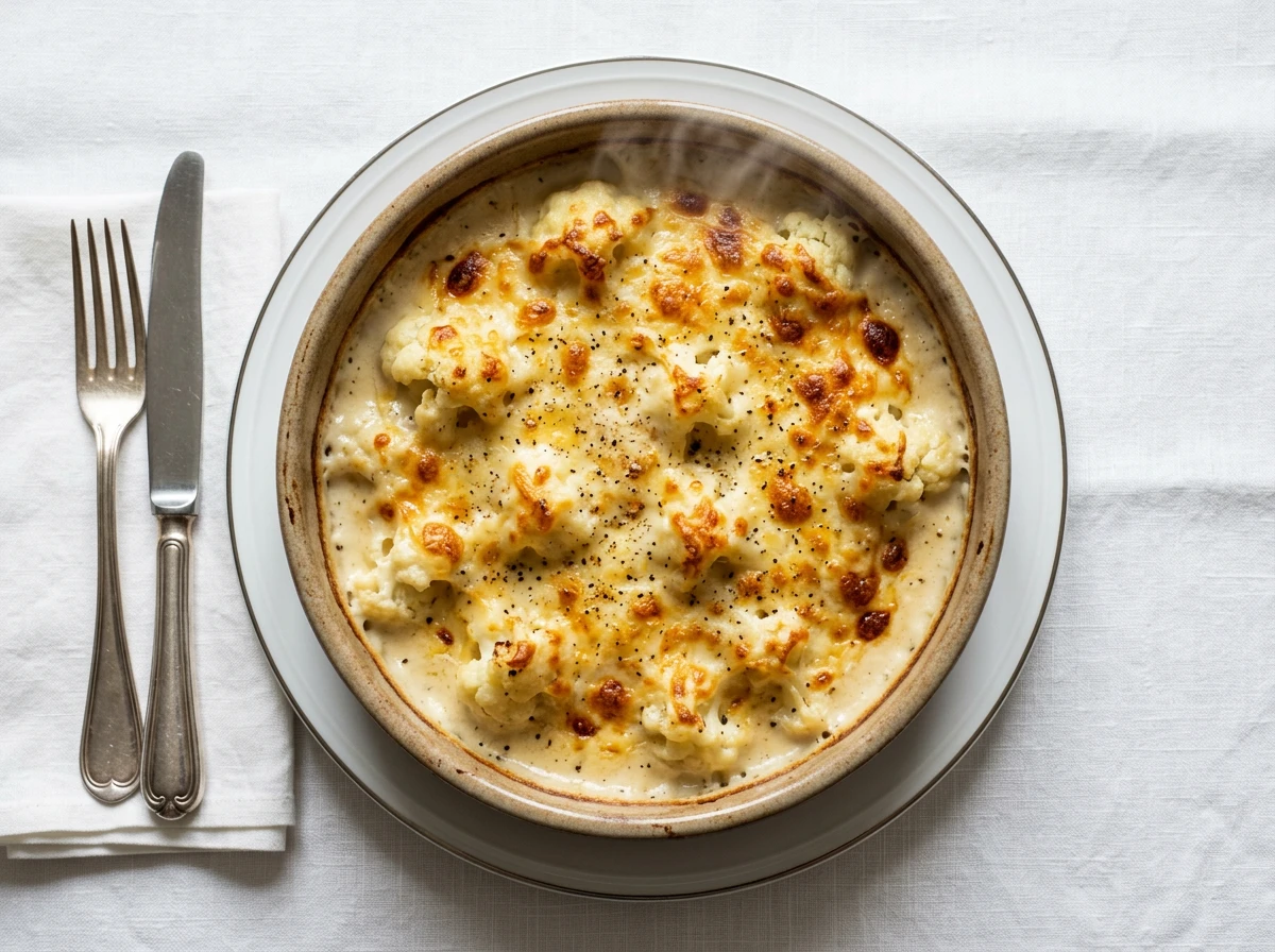 Cauliflower Gratin with Béchamel