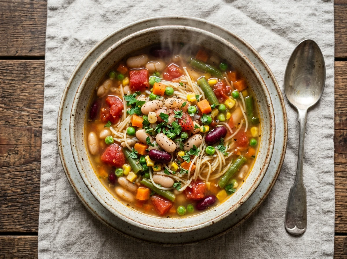 Bohnensuppe (vegetarisch)