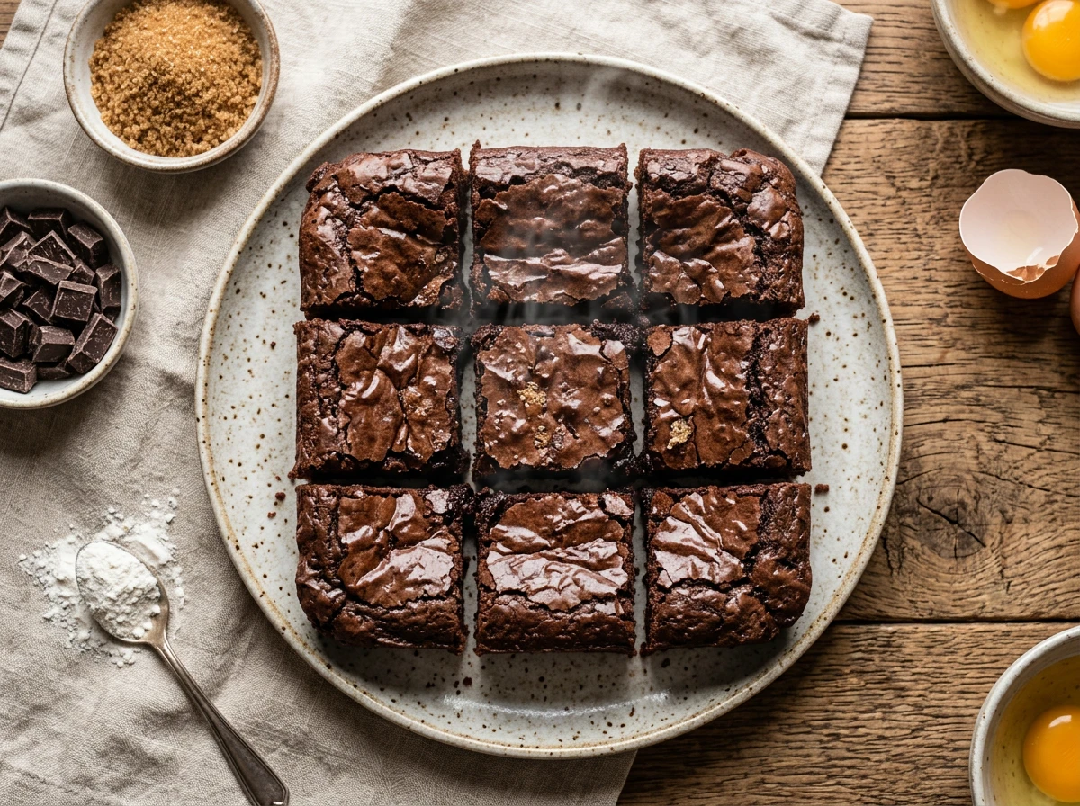 Brauner Zucker Brownies