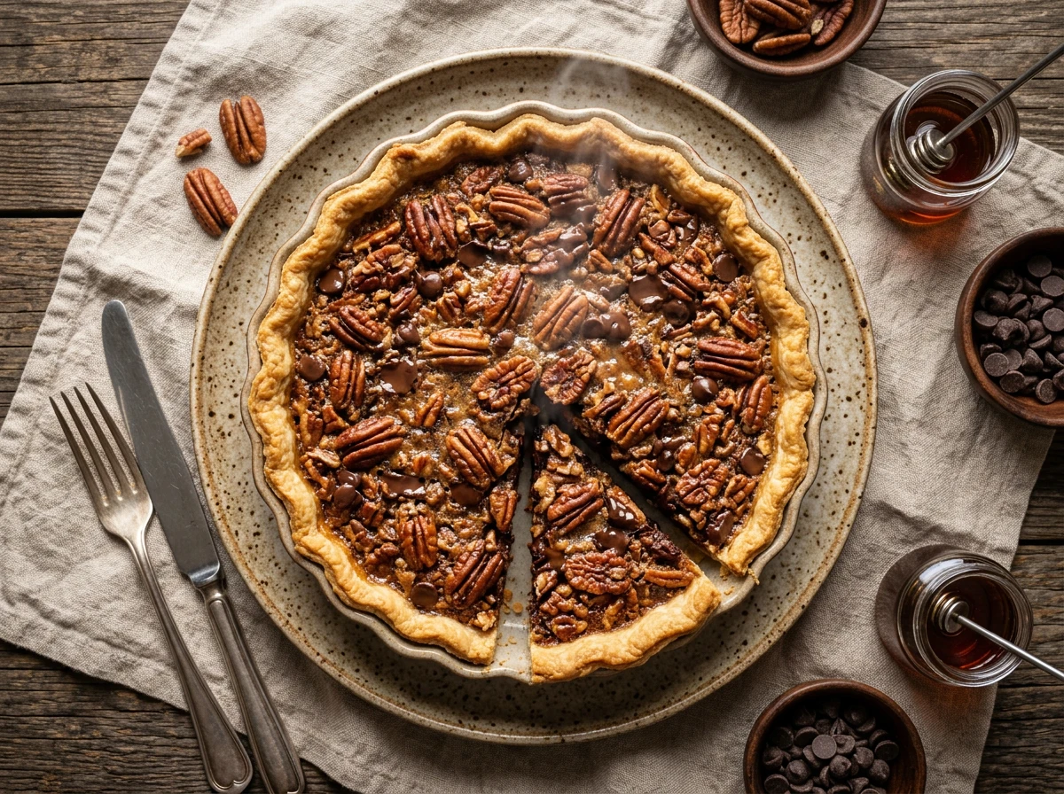 Choc Chip Pecan Pie