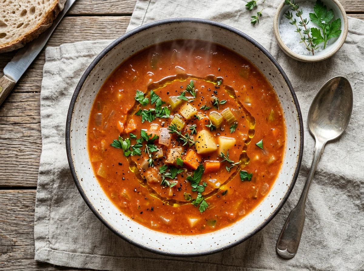 Cremige Tomatensuppe