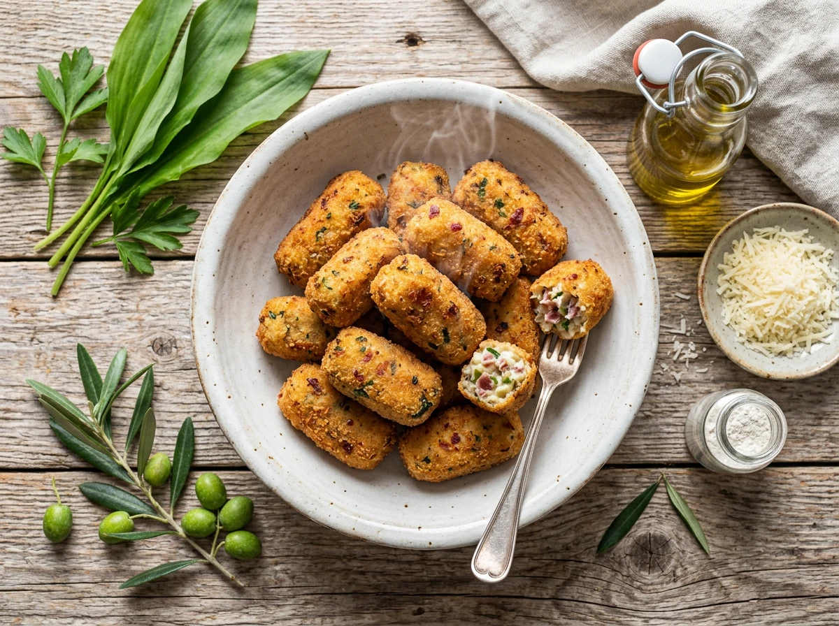 Jamon & Wild Garlic Croquetas