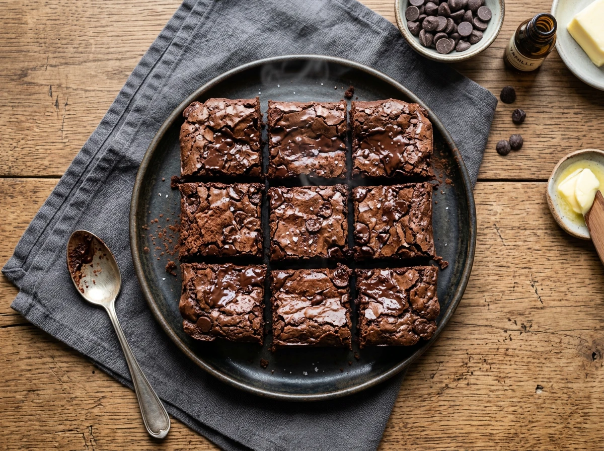 Doppelte Schokoladen-Brownies