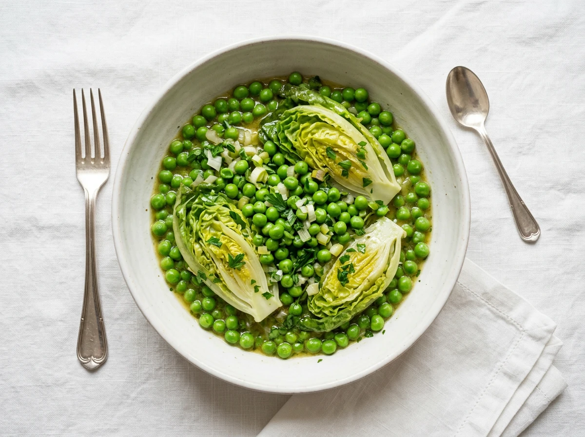Peas with Lettuce