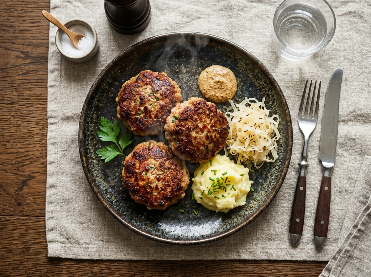 Gebratene Fricadelle