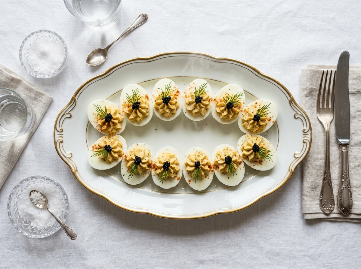 Stuffed Hard-Boiled Eggs (Œufs durs farcis)